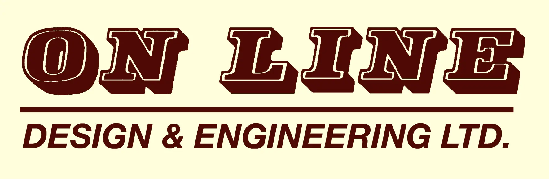 On Line design & engineering ltd. logo from 1982