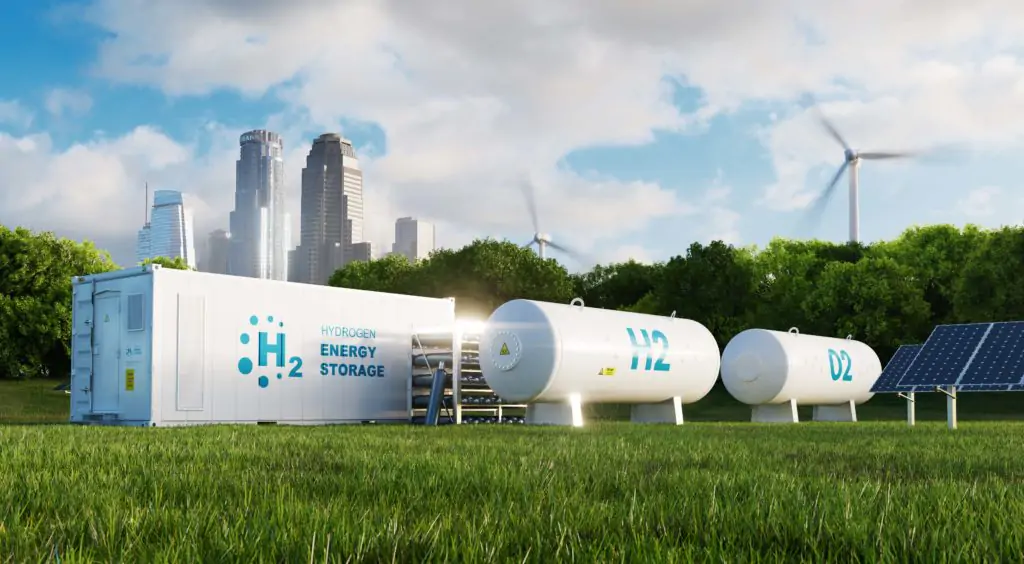 Hydrogen energy storage tanks