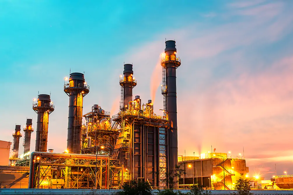 power plant in the petrochemical plant