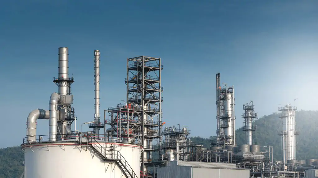 outside of view of factory plant