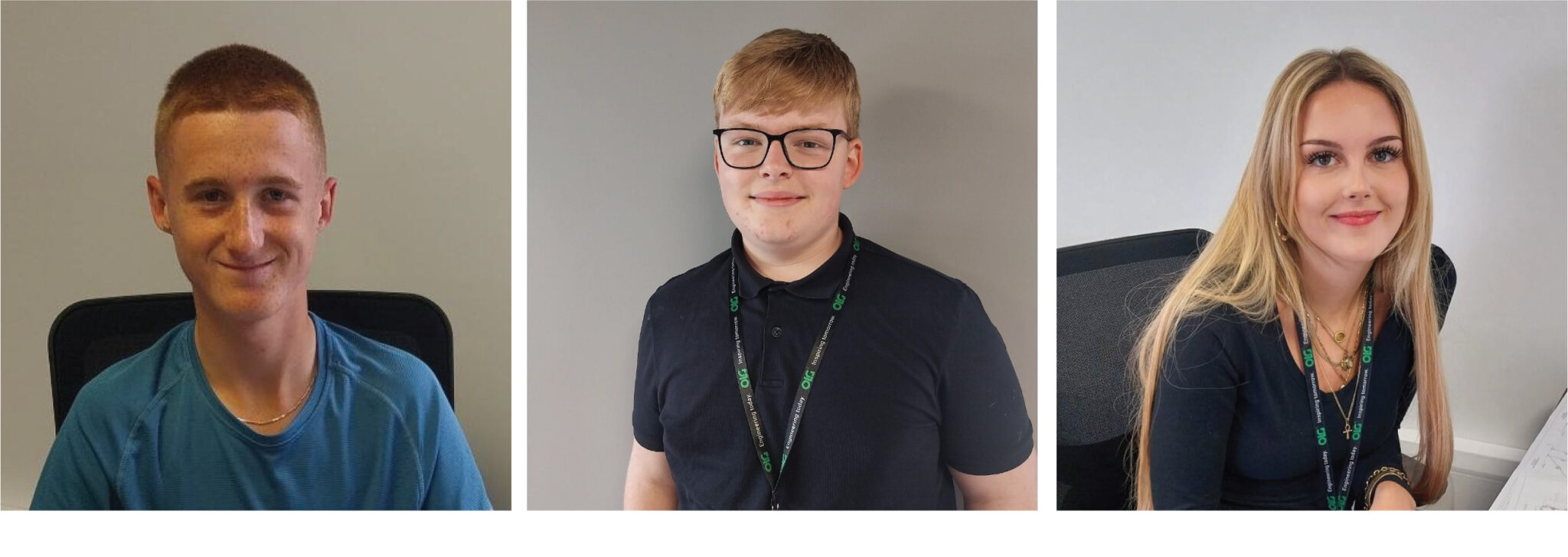 image of three work experience students